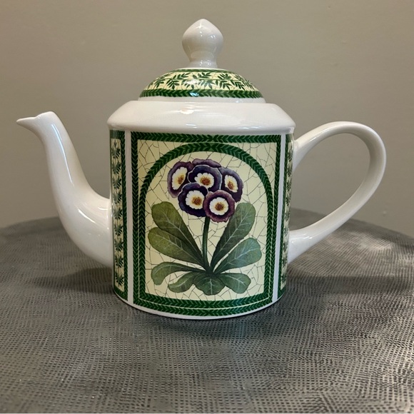 Arthur Wood ~ Primrose Botanical Vintage Large Teapot with Lid Made in England - Picture 12 of 13